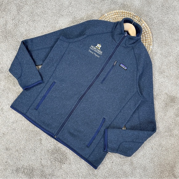 Patagonia Men’s Better Sweater Fleece Jacket Full Zip Longsleeve in New Navy L